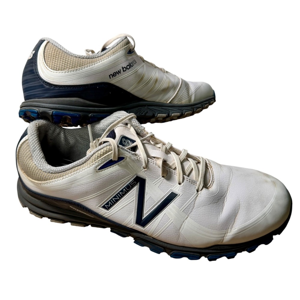 New Balance Minimus Waterproof Spikeless Golf Shoes‎ White 14 Men's